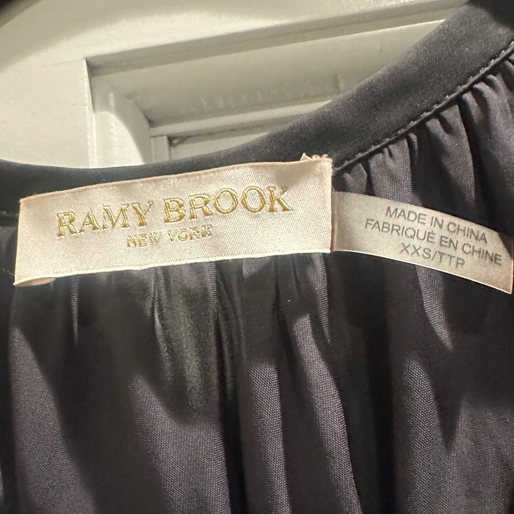 Ramy Brook Charcoal Blouse - Picture 8 of 8